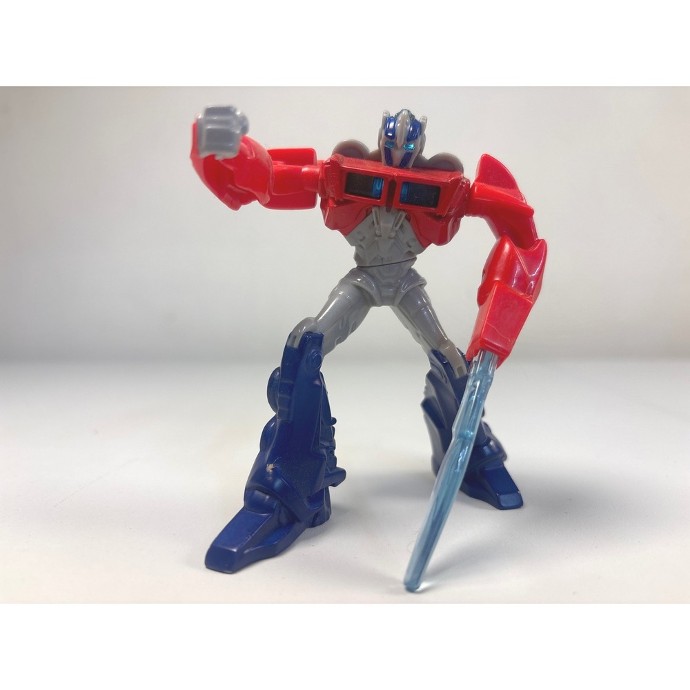 Transformers Optimus Prime Action Figure Red Blue with Energy Blade